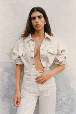 ULLA JOHNSON The Odette Jacket - Cowrie Wash 9 ULLA JOHNSON The Odette Jacket - Cowrie Wash -ULLA JOHNSON Outlet 5B 1987 0489 C