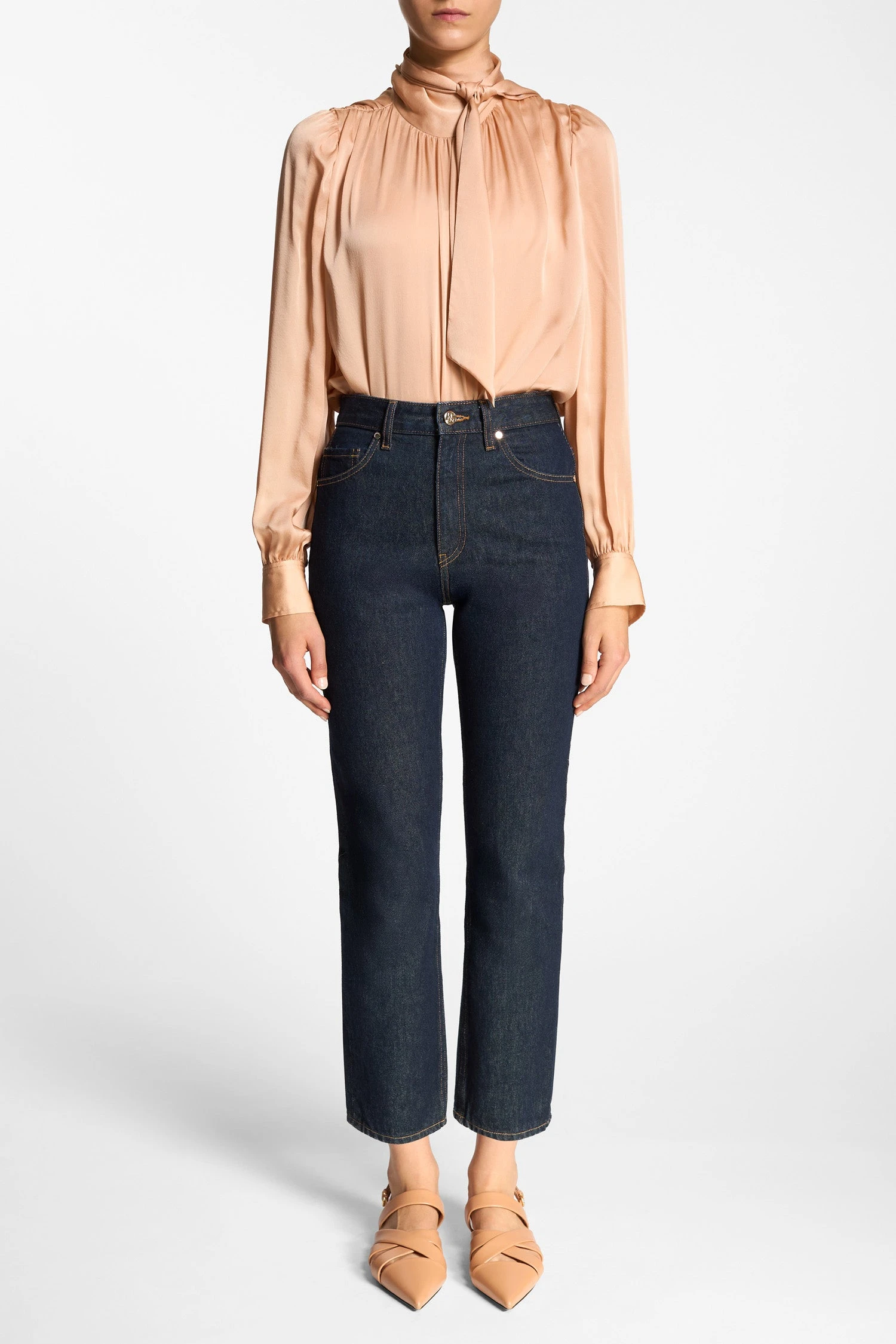 ULLA JOHNSON The Agnes Cropped Jean - Tigris 2 ULLA JOHNSON The Agnes Cropped Jean - Tigris - Image 2