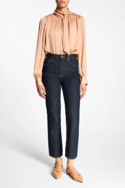 ULLA JOHNSON The Agnes Cropped Jean - Tigris 10 ULLA JOHNSON The Agnes Cropped Jean - Tigris -ULLA JOHNSON Outlet CROPPED AGNES DENIM0184 ALT4