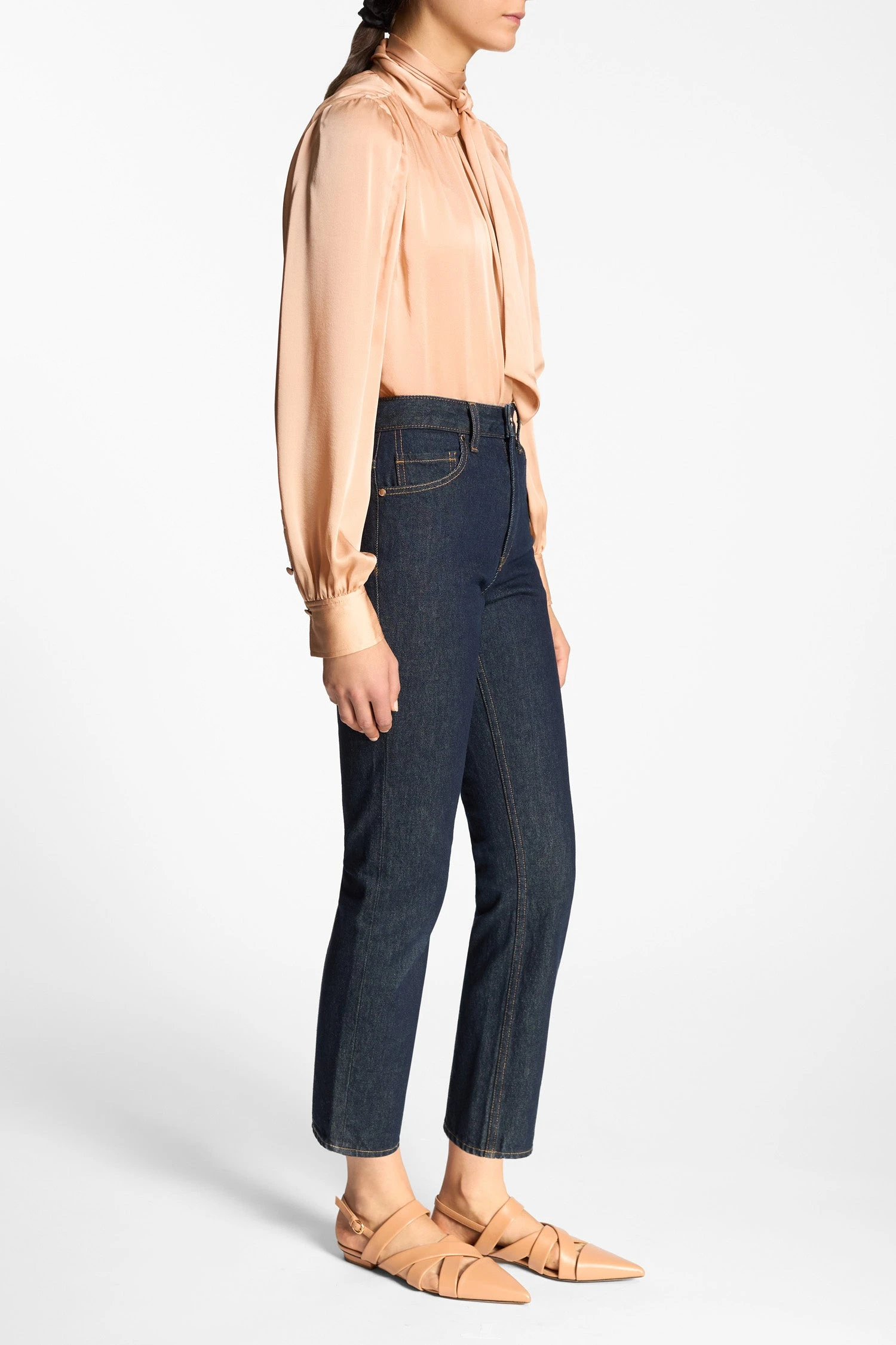 ULLA JOHNSON The Agnes Cropped Jean - Tigris 4 ULLA JOHNSON The Agnes Cropped Jean - Tigris - Image 4