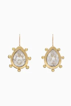ULLA JOHNSON Luca Drop Earring - Crystal