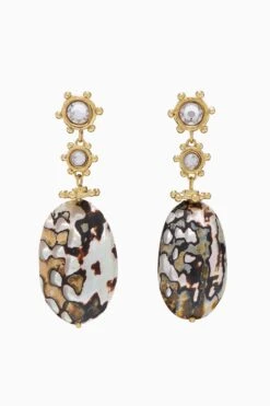 ULLA JOHNSON Fiori Black Multi Drop Earring - Black Multi