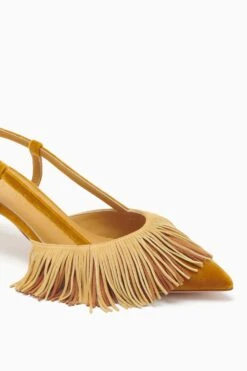ULLA JOHNSON Shira Fringe Sling Back - Sunsprite Colorblock 8 ULLA JOHNSON Shira Fringe Sling Back - Sunsprite Colorblock -ULLA JOHNSON Outlet FA231002 FRINGESLINGBACK MARIGOLD SIERRA c r web