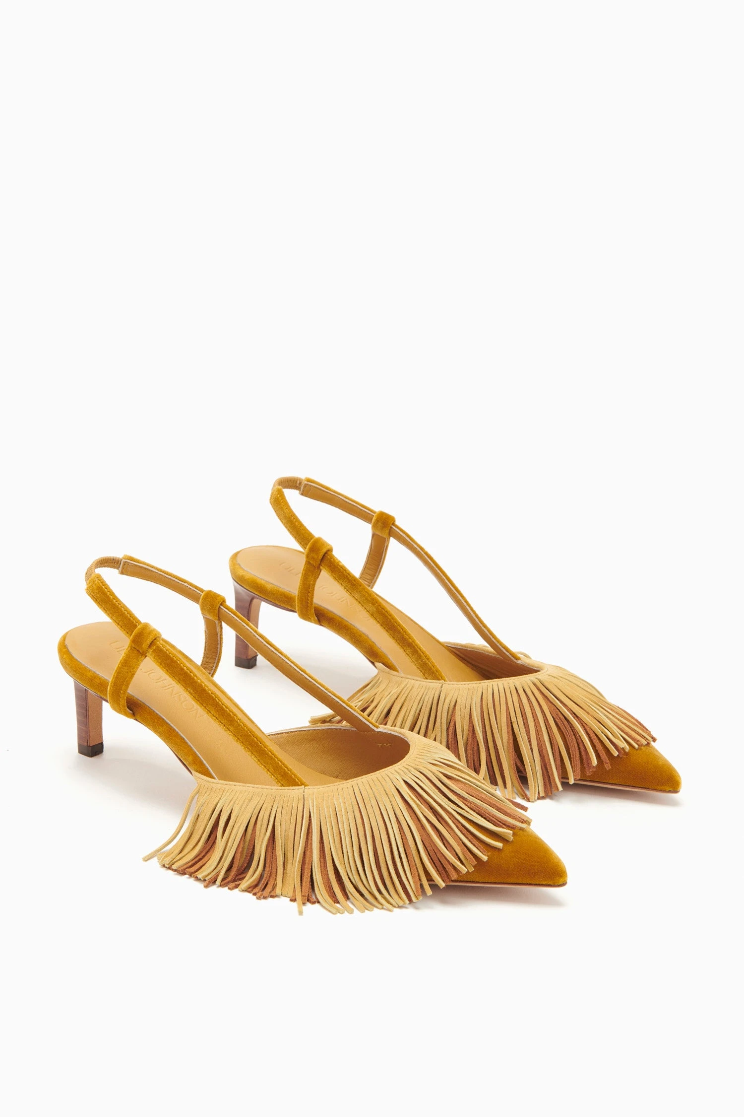 ULLA JOHNSON Shira Fringe Sling Back - Sunsprite Colorblock 5 ULLA JOHNSON Shira Fringe Sling Back - Sunsprite Colorblock - Image 5