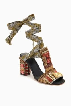 ULLA JOHNSON Celina Embellished High Heel - Solar 7 ULLA JOHNSON Celina Embellished High Heel - Solar -ULLA JOHNSON Outlet FA231006 EMBELLISHEDHIGHHEEL NOIR b r web