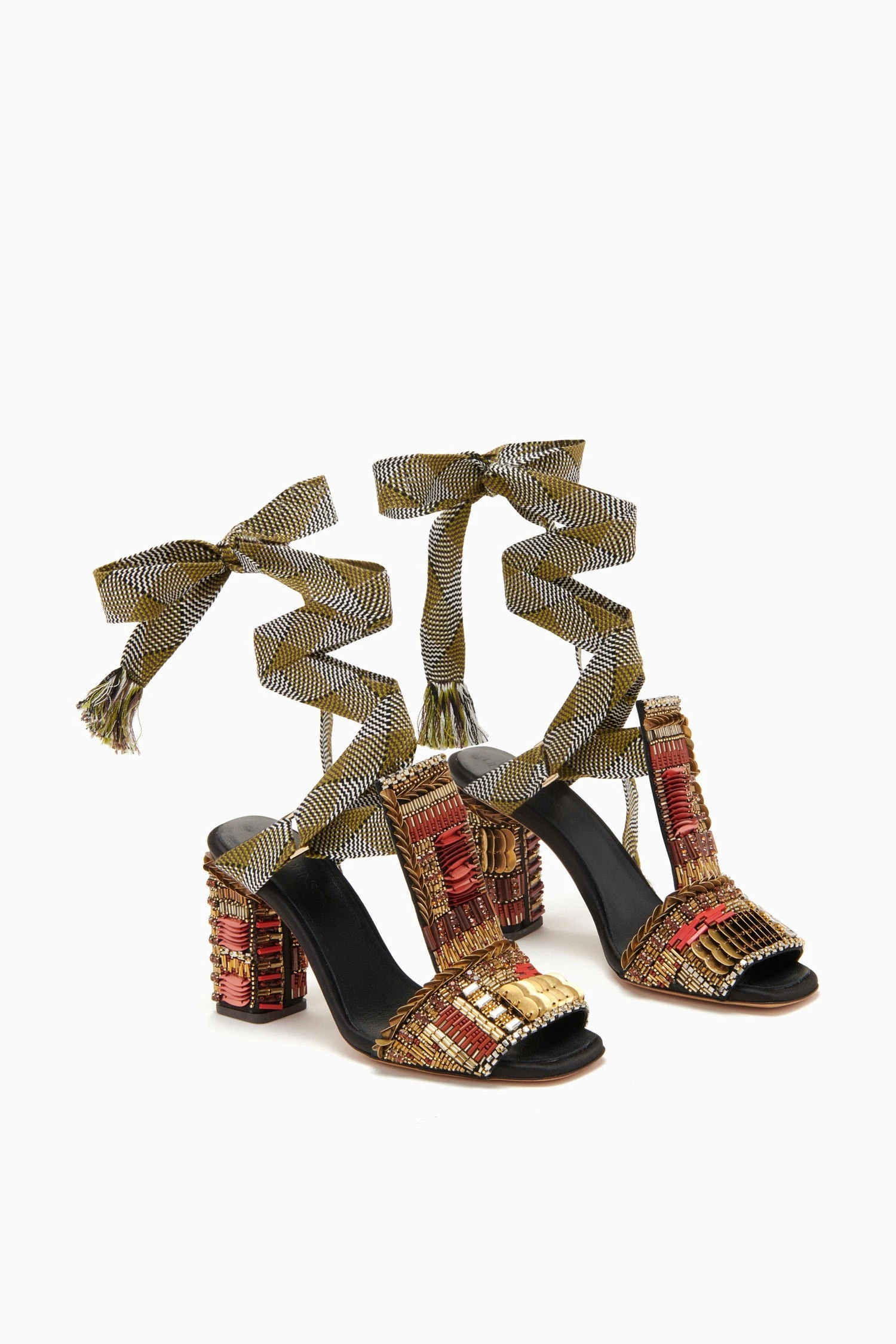 ULLA JOHNSON Celina Embellished High Heel - Solar 5 ULLA JOHNSON Celina Embellished High Heel - Solar - Image 5