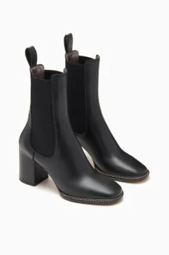 ULLA JOHNSON Taryn Chelsea Boot - Noir -ULLA JOHNSON Outlet FA231021 CHELSEA BOOT NOIR WEB 02 UPDATE