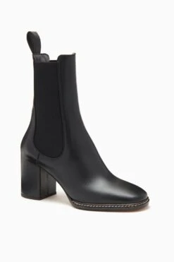 ULLA JOHNSON Taryn Chelsea Boot - Noir -ULLA JOHNSON Outlet FA231021 CHELSEA BOOT NOIR WEB UPDATE