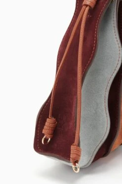 ULLA JOHNSON Adria Small Pleated Wave Bag - Agave Colorblock -ULLA JOHNSON Outlet FA231128 ADRIASMALLPLEATEDWAVEBAG AGAVECOLORBLOCK c r web