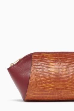 ULLA JOHNSON Imogen Large Make-Up Pouch - Sierra Lizard -ULLA JOHNSON Outlet FA231312 IMOGENLARGEMAKEUPPOUCH SIERRALIZARD c r web