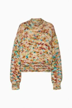 ULLA JOHNSON Maude Multicolor Knit Pullover - Opal 9 ULLA JOHNSON Maude Multicolor Knit Pullover - Opal -ULLA JOHNSON Outlet FA250718 MaudeMulticolorKnitPullover OPAL a Web