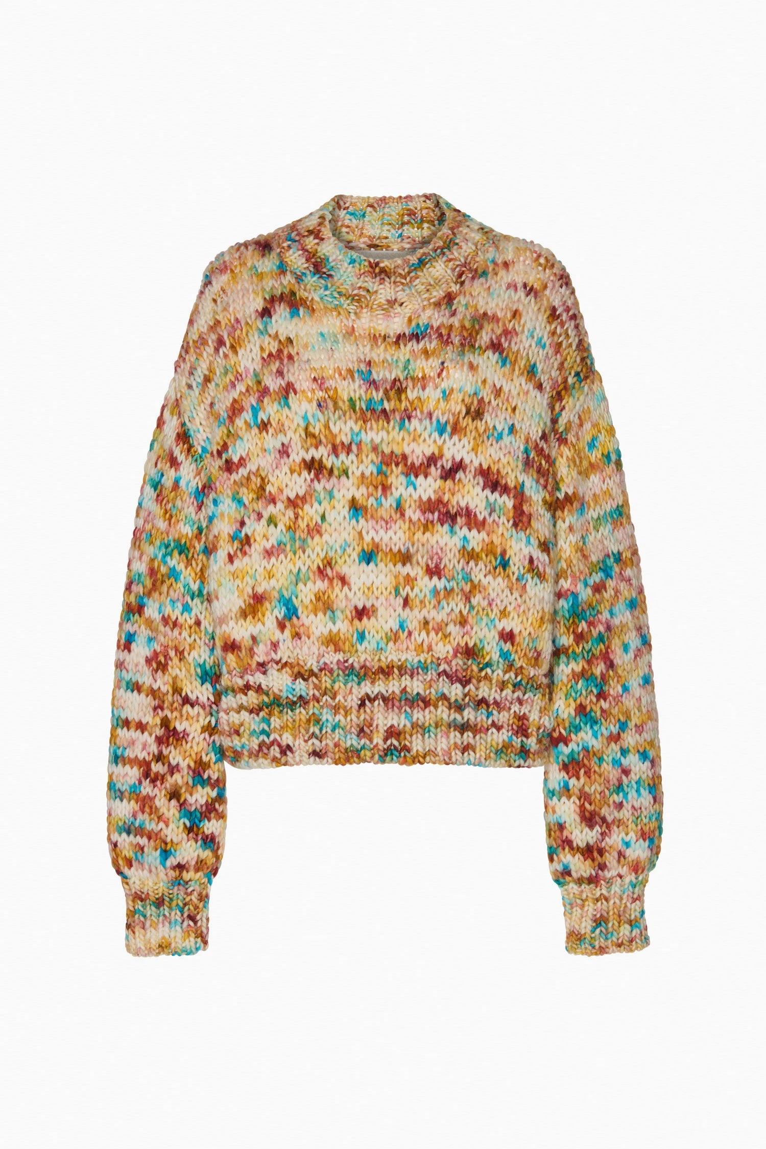ULLA JOHNSON Maude Multicolor Knit Pullover - Opal 5 ULLA JOHNSON Maude Multicolor Knit Pullover - Opal - Image 5