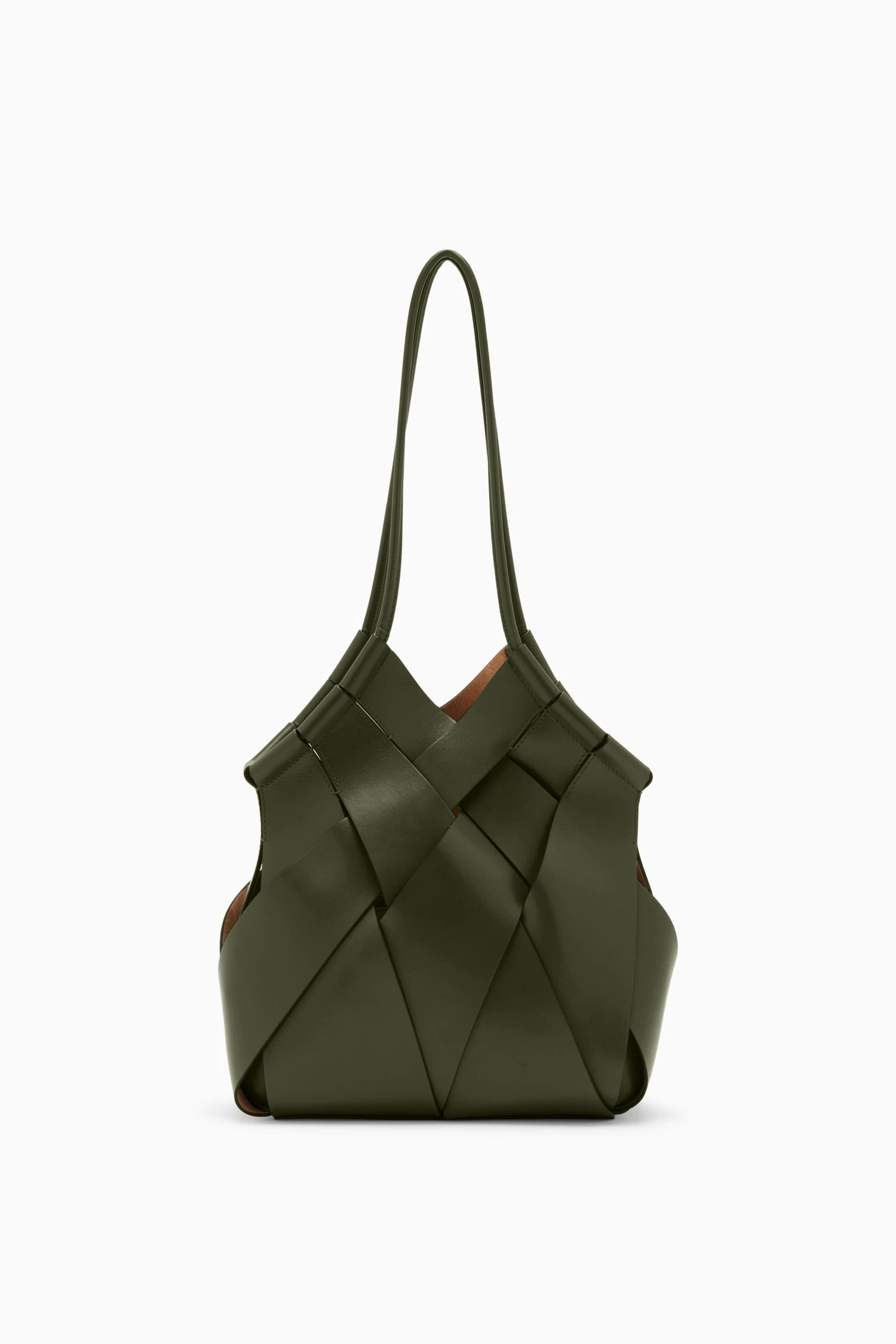 ULLA JOHNSON Charlotte Shoulder Bag - Militaire 1 ULLA JOHNSON Charlotte Shoulder Bag - Militaire