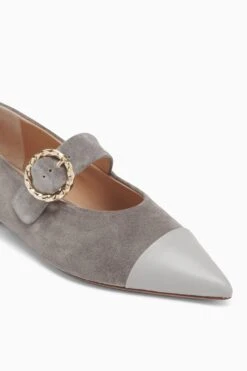ULLA JOHNSON Kiki Flat - Dove -ULLA JOHNSON Outlet KIKIFLAT CENERE c web