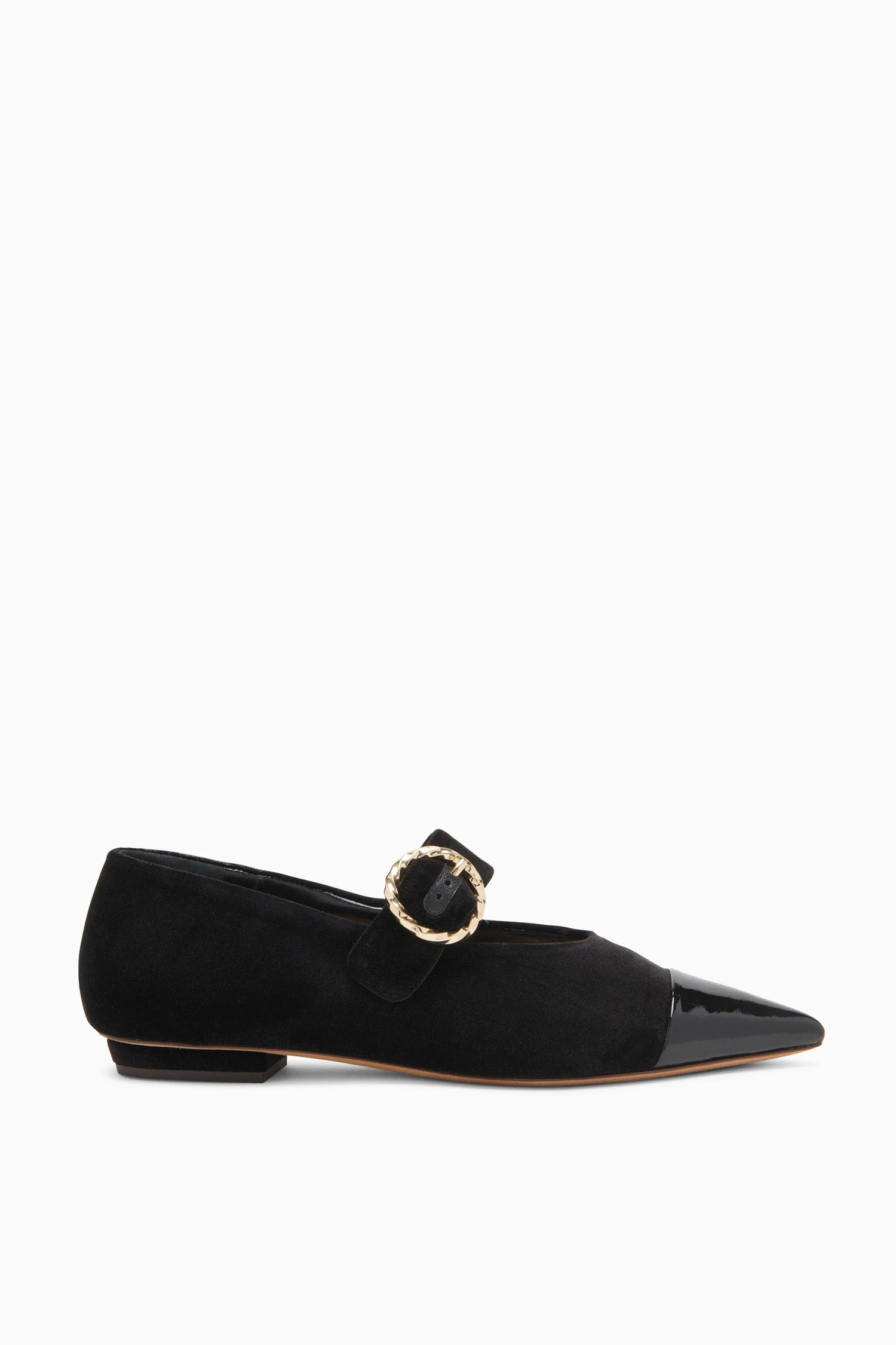 ULLA JOHNSON Kiki Flat - Noir 1 ULLA JOHNSON Kiki Flat - Noir