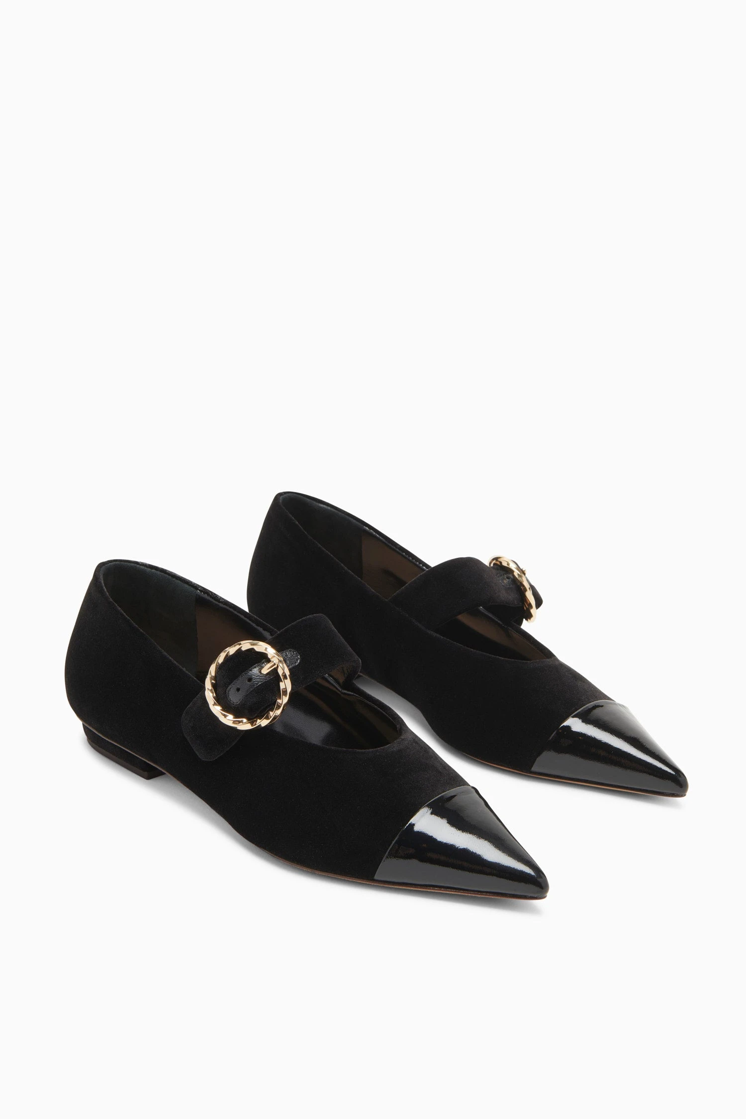 ULLA JOHNSON Kiki Flat - Noir 4 ULLA JOHNSON Kiki Flat - Noir - Image 4