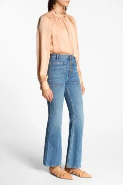 ULLA JOHNSON The Lou Jean - Danube 9 ULLA JOHNSON The Lou Jean - Danube -ULLA JOHNSON Outlet LOU DENIM0745 ALT2