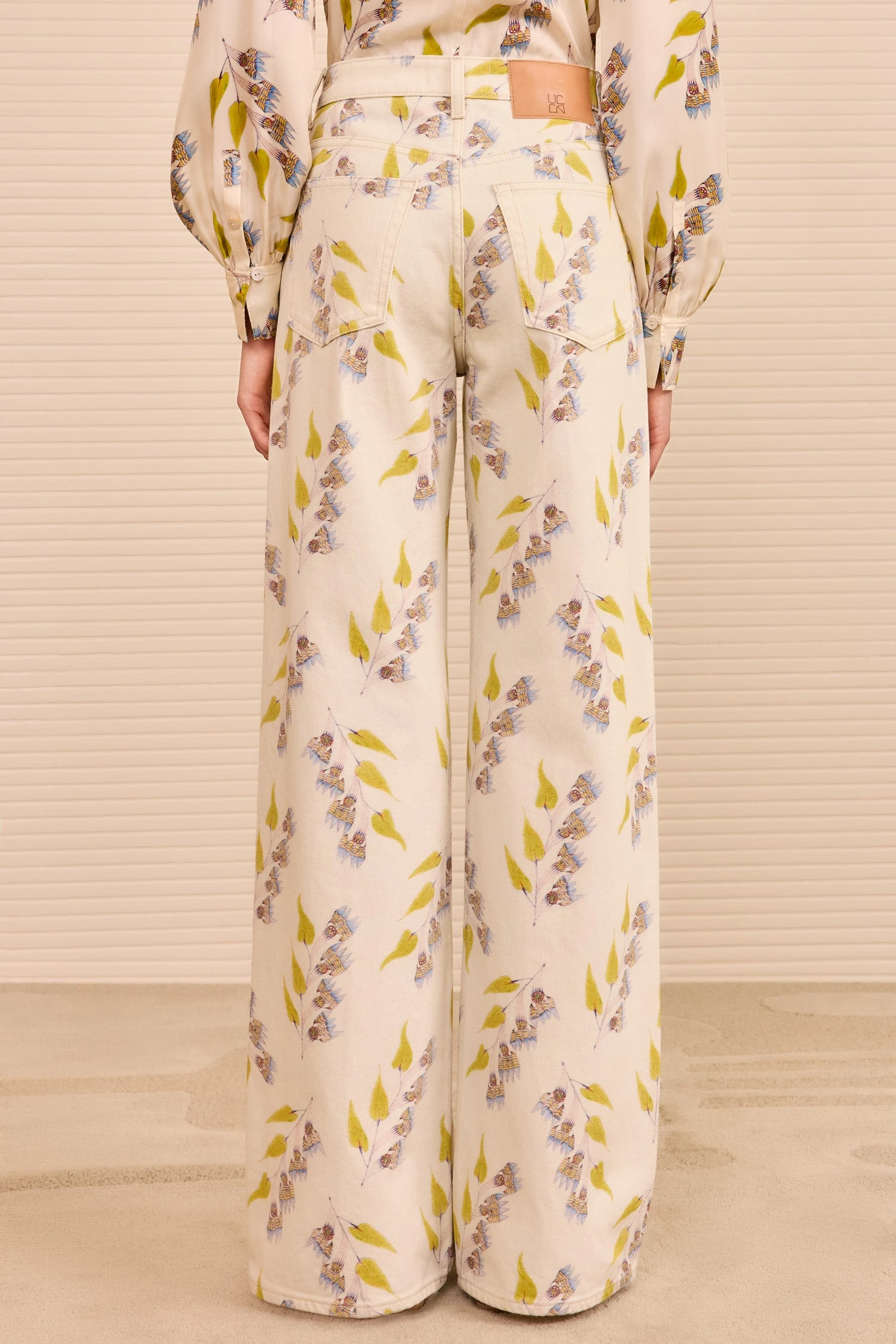 ULLA JOHNSON The Willow Wide Leg Jean - Infinite Flower 6 ULLA JOHNSON The Willow Wide Leg Jean - Infinite Flower - Image 6