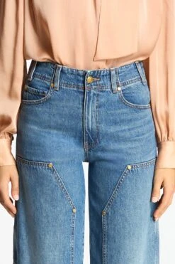 ULLA JOHNSON The Olympia Jean - Danube 11 ULLA JOHNSON The Olympia Jean - Danube -ULLA JOHNSON Outlet Olympia DENIM0995 ALT4