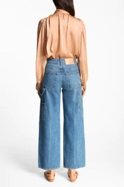 ULLA JOHNSON The Olympia Jean - Danube 10 ULLA JOHNSON The Olympia Jean - Danube -ULLA JOHNSON Outlet Olympia DENIM1028 ALT3