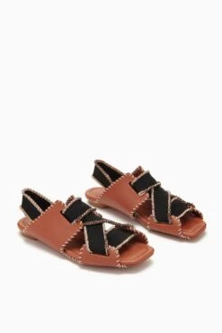 ULLA JOHNSON Yesenia Elastic Sandal - Sierra -ULLA JOHNSON Outlet PF231006 ElasticSandal Sierra d r web 3840x update