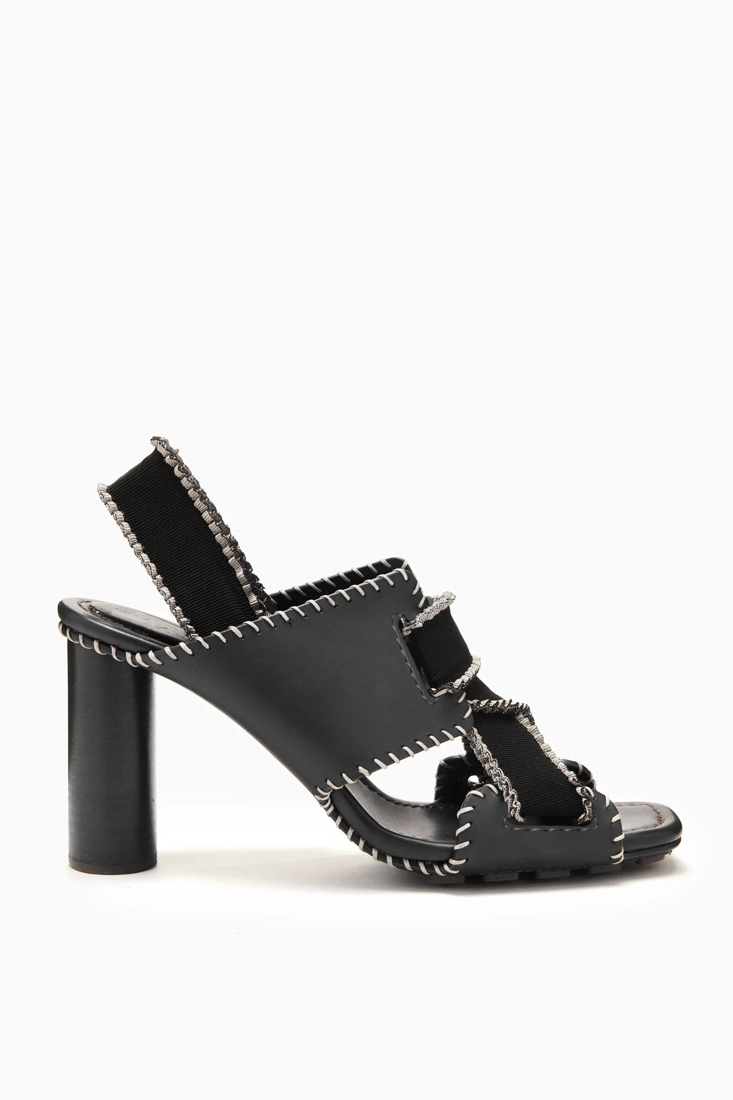 ULLA JOHNSON Bianca Elastic High Heel - Noir 1 ULLA JOHNSON Bianca Elastic High Heel - Noir