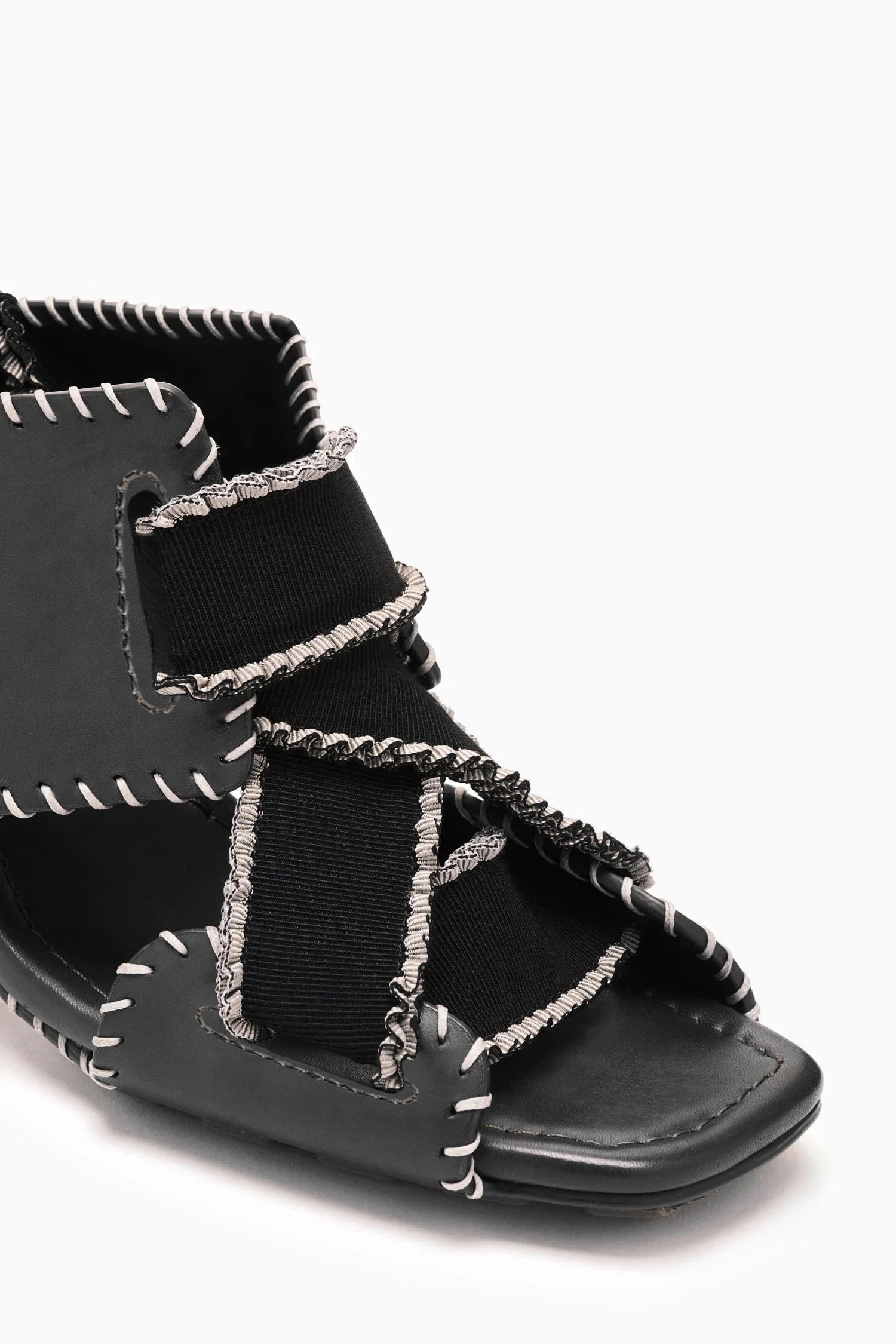 ULLA JOHNSON Bianca Elastic High Heel - Noir 3 ULLA JOHNSON Bianca Elastic High Heel - Noir - Image 3