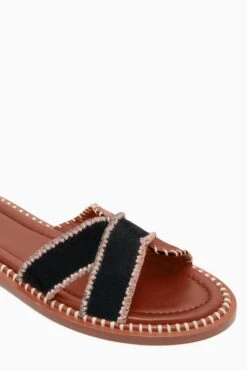 ULLA JOHNSON Ameya Elastic Slide - Sierra -ULLA JOHNSON Outlet PF231008 AmeyaElasticSlide sierra c r web