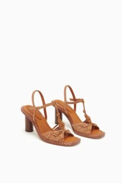 ULLA JOHNSON Penina Macrame Braided High Heel - Sierra -ULLA JOHNSON Outlet PF231018 PeninaMacrameBraidedHighHeel SIERRA d r web 1cfef4f6 8214 4ef5 b47c c70921f07051