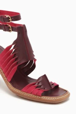 ULLA JOHNSON Madeira Twisted Contrast High Heel - Orchid Colorblock 7 ULLA JOHNSON Madeira Twisted Contrast High Heel - Orchid Colorblock -ULLA JOHNSON Outlet PF231021 MadeiraTwistedContrastHighHeel ORCHIDCOLORBLOCK c r web