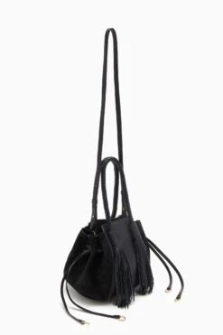 ULLA JOHNSON Gio Leather Bag - Midnight -ULLA JOHNSON Outlet PF231105 GioLeatherBag MIDNIGHT b r web