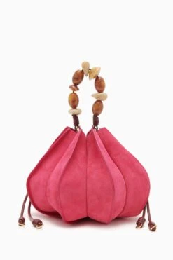 ULLA JOHNSON Lotus Flower Pochette - Orchid Colorblock -ULLA JOHNSON Outlet PF231107 LotusFlowerPochette ORCHIDCOLORBLOCK b r web