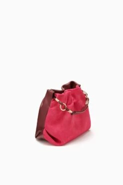 ULLA JOHNSON Remy Mini Handbag - Orchid Colorblock -ULLA JOHNSON Outlet PF231113 RemyMiniHandbag Oxblood c r web