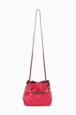 ULLA JOHNSON Remy Mini Handbag - Orchid Colorblock -ULLA JOHNSON Outlet PF231113 RemyMiniHandbag Oxblood e r web