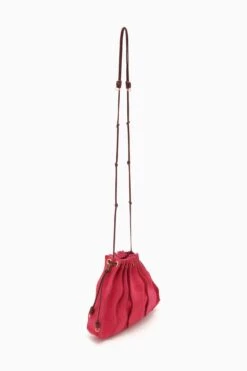 ULLA JOHNSON Adria Small Pleated Wave Bag - Orchid Colorblock -ULLA JOHNSON Outlet PF231127 AdriaSmallPleatedWaveBag ORCHIDCOLORBLOCK b r web