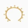 ULLA JOHNSON Hammered Textured Bangle - Brass
