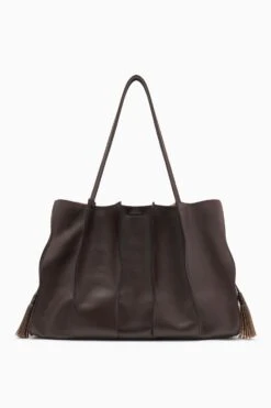 ULLA JOHNSON Adria Large Tote - Wenge