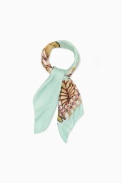 ULLA JOHNSON Chiara Scarf - Water Blossoms -ULLA JOHNSON Outlet PS261302 ChiaraScarf WATERBLOSSOMS b web
