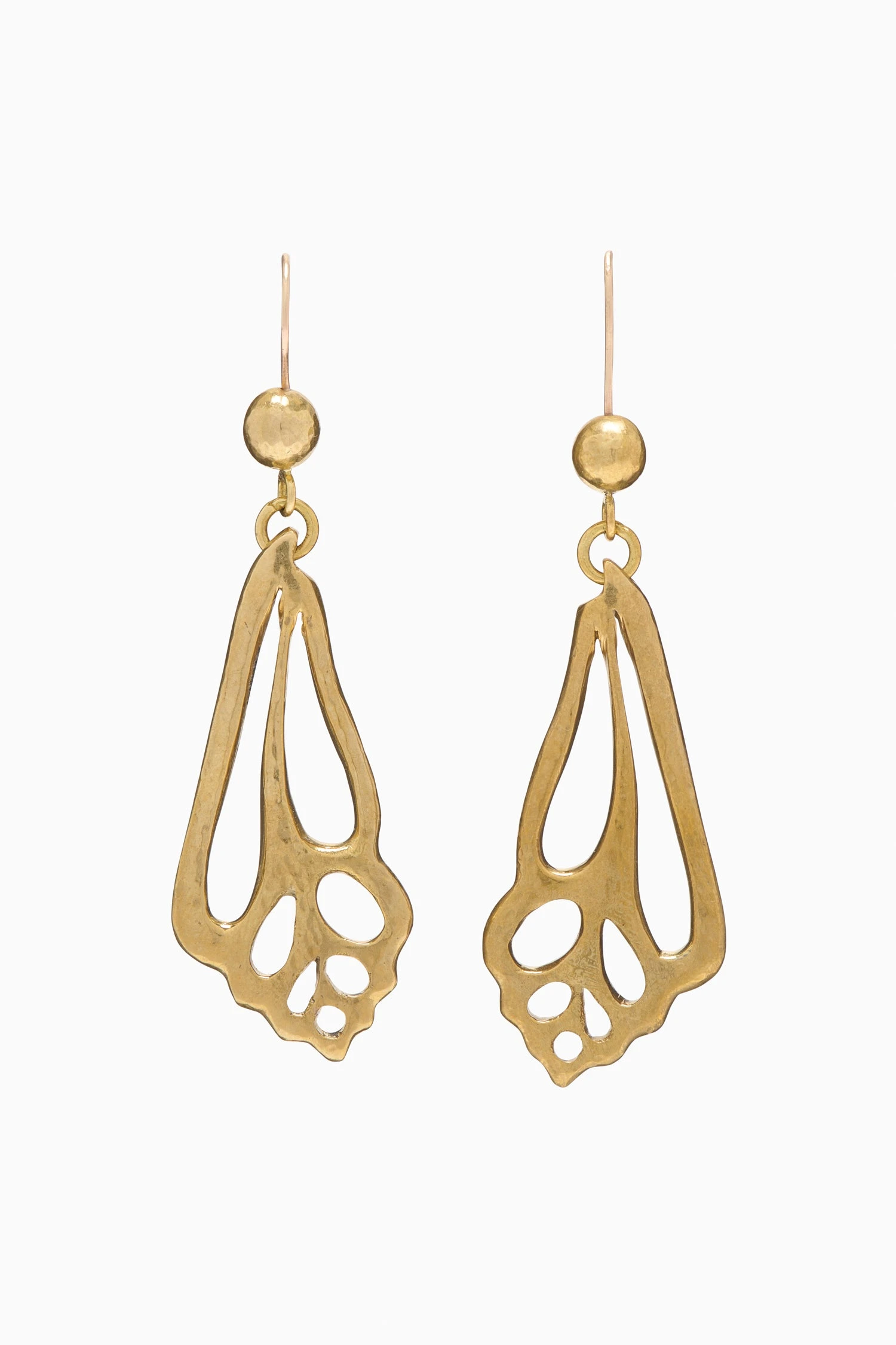 ULLA JOHNSON Shell Drop Earring - Brass 1 ULLA JOHNSON Shell Drop Earring - Brass