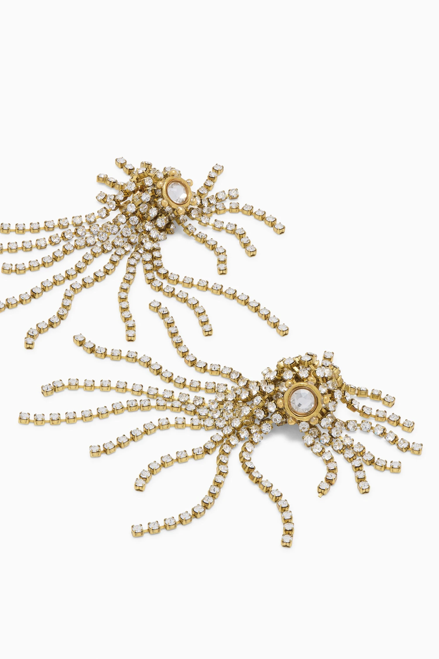 ULLA JOHNSON Large Crystal Chandelier Earring - Crystal 2 ULLA JOHNSON Large Crystal Chandelier Earring - Crystal - Image 2