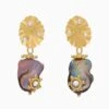 ULLA JOHNSON Pearl Dangle Earring - Oyster