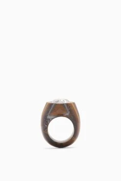 ULLA JOHNSON Crystal Pear Signet Ring - Tiger's Eye 7 ULLA JOHNSON Crystal Pear Signet Ring - Tiger's Eye -ULLA JOHNSON Outlet PS261417 CrystalPearSignetRing TIGER SEYE e web