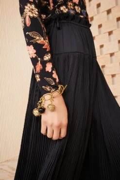 ULLA JOHNSON Wren Skirt - Noir -ULLA JOHNSON Outlet SHOT 040 ULLA JOHNSON WREN SKIRT NOIR UJ990304 0151