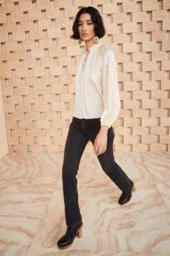 ULLA JOHNSON Maeve Blouse - Dawn -ULLA JOHNSON Outlet SHOT 045 ULLA JOHNSON MAEVE BLOUSE DAWN UJ990237 0025