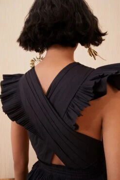 ULLA JOHNSON Aurore Dress - Noir 10 ULLA JOHNSON Aurore Dress - Noir -ULLA JOHNSON Outlet SHOT 132 0125 ulla johnson black aurore dress noir UJ view 6 3e1eecc3 7027 4cc6 a719 ea2f733e468c