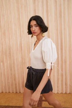 ULLA JOHNSON Pia Top - Oatmeal 10 ULLA JOHNSON Pia Top - Oatmeal -ULLA JOHNSON Outlet SHOT 137 0188 ulla johnson white pia top oatmeal UJ99 view 1