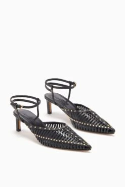 ULLA JOHNSON Francine Cage Kitten Heel - Noir 8 ULLA JOHNSON Francine Cage Kitten Heel - Noir -ULLA JOHNSON Outlet UJ42401A FRANCINECAGEKITTENHEEL NOIR d r web