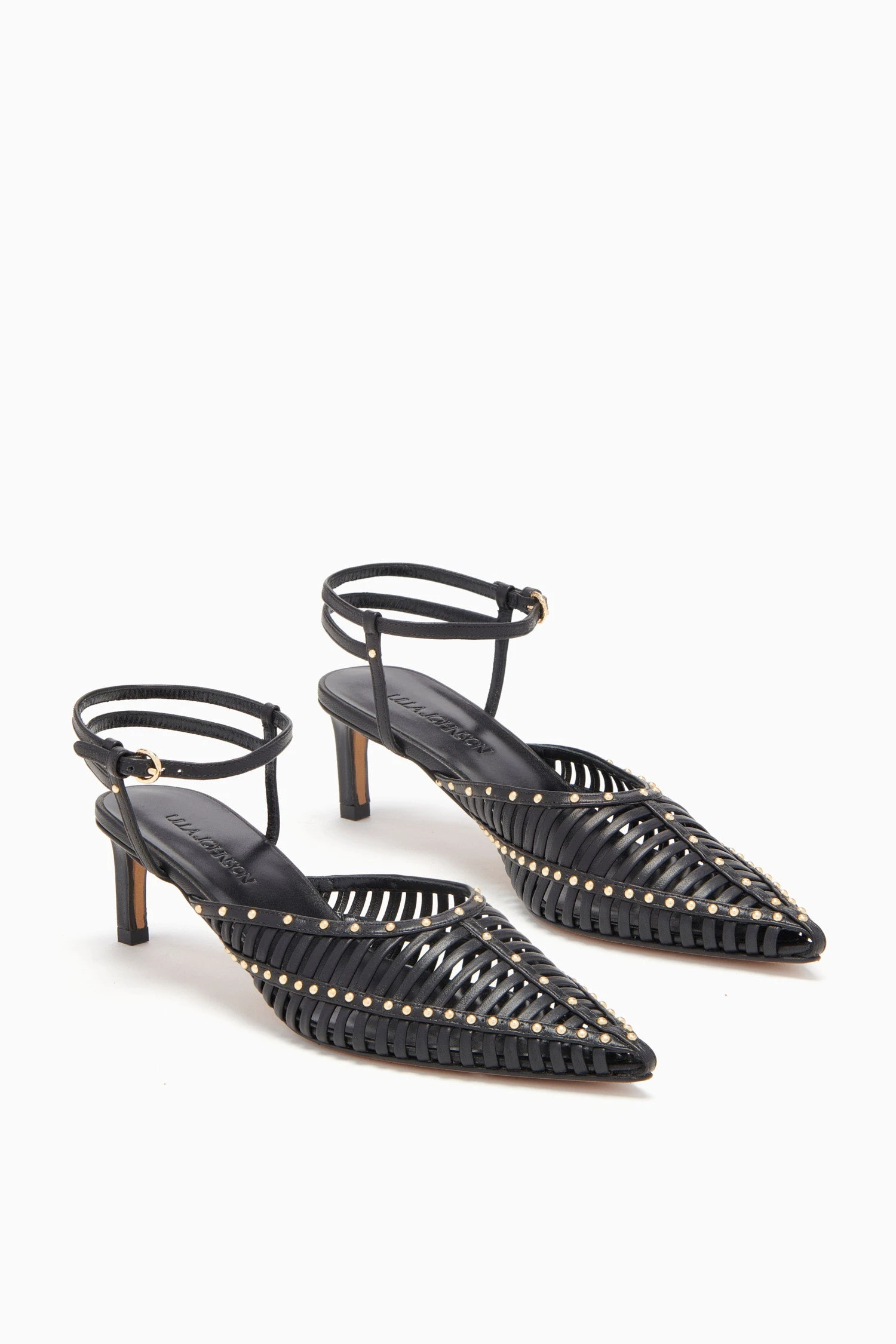 ULLA JOHNSON Francine Cage Kitten Heel - Noir 4 ULLA JOHNSON Francine Cage Kitten Heel - Noir - Image 4