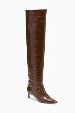 ULLA JOHNSON Carolina Over The Knee Boot - Sequoia -ULLA JOHNSON Outlet UJ43315A CAROLINAOVERTHEKNEEBOOT SEQUOIAPATENTCROC b web