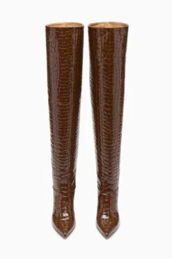ULLA JOHNSON Carolina Over The Knee Boot - Sequoia -ULLA JOHNSON Outlet UJ43315A CAROLINAOVERTHEKNEEBOOT SEQUOIAPATENTCROC d web